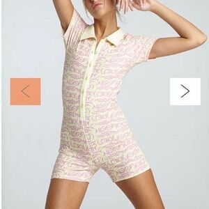 NWT Urban Outfitters x NGOrder Ribbed Romper Size 6